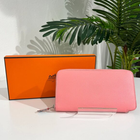 Hermés Pink Silk'In Classique Long Wallet - Picture 2 of 12
